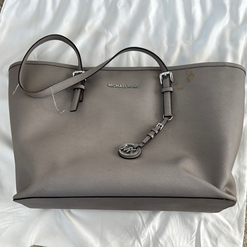 Michael Kors Gray Tote Bag